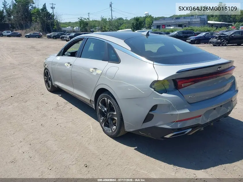 2021 Kia K5 Gt-Line VIN: 5XXG64J26MG015109 Lot: 45669604