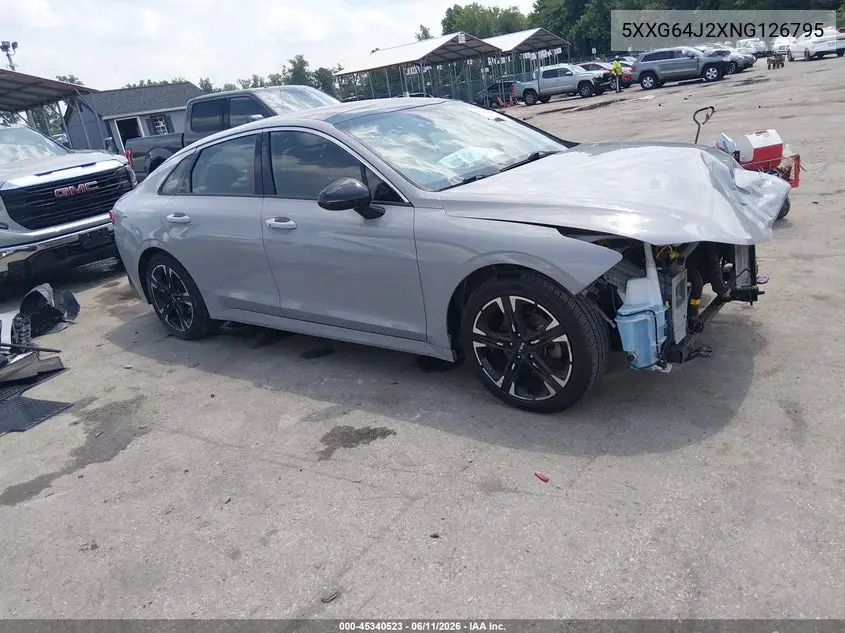 2022 Kia K5 Gt-Line VIN: 5XXG64J2XNG126795 Lot: 45340523