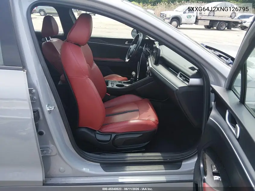2022 Kia K5 Gt-Line VIN: 5XXG64J2XNG126795 Lot: 45340523