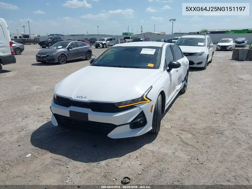 2022 Kia K5 Gt-Line VIN: 5XXG64J25NG151197 Lot: 45502918
