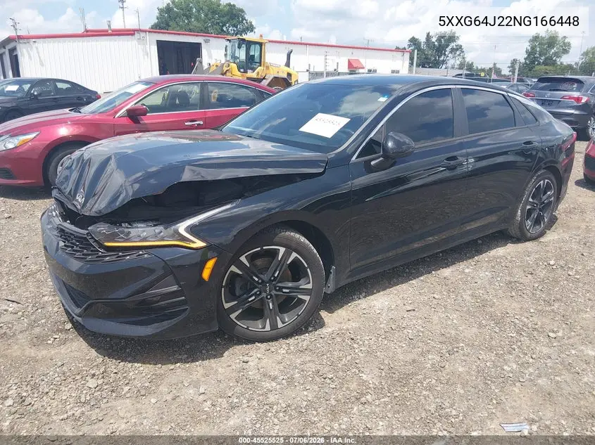 2022 Kia K5 Gt-Line VIN: 5XXG64J22NG166448 Lot: 45525525