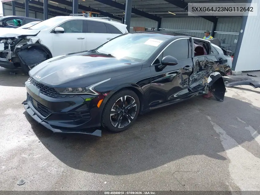 2022 Kia K5 Gt-Line VIN: 5XXG64J23NG112642 Lot: 45560018