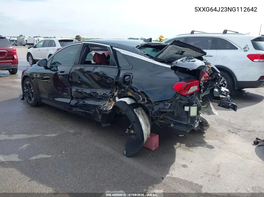 2022 Kia K5 Gt-Line VIN: 5XXG64J23NG112642 Lot: 45560018