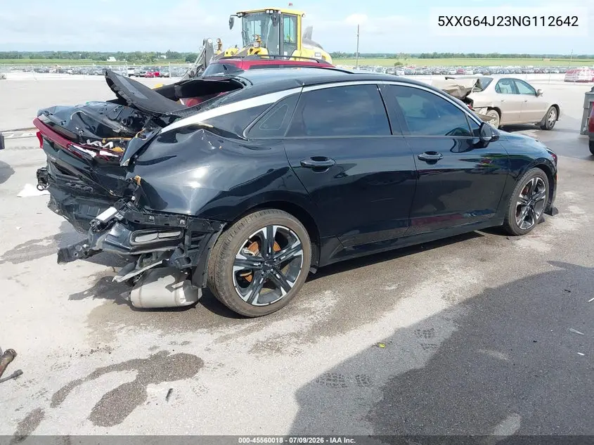 2022 Kia K5 Gt-Line VIN: 5XXG64J23NG112642 Lot: 45560018