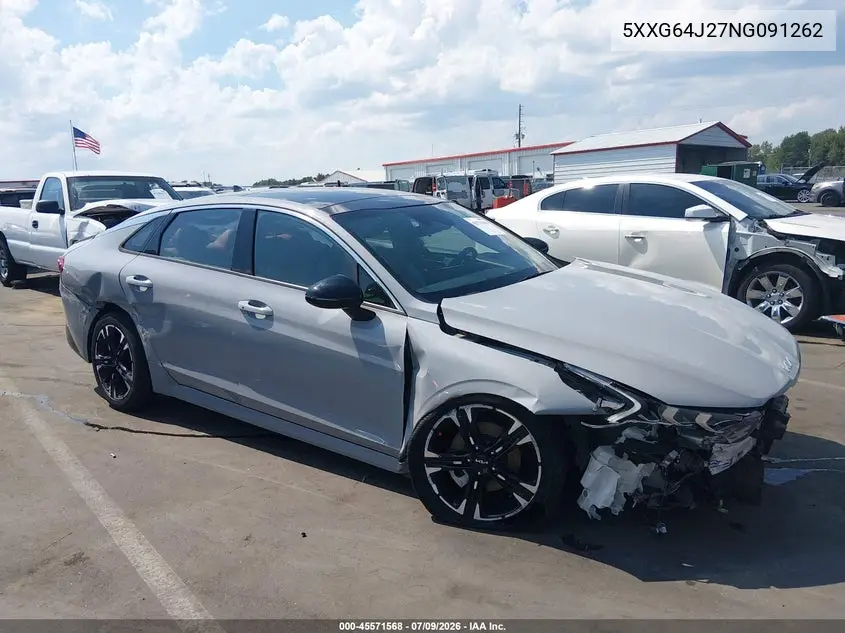 2022 Kia K5 Gt-Line VIN: 5XXG64J27NG091262 Lot: 45571568