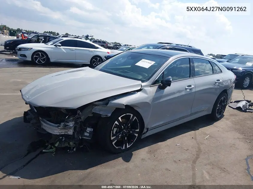 2022 Kia K5 Gt-Line VIN: 5XXG64J27NG091262 Lot: 45571568