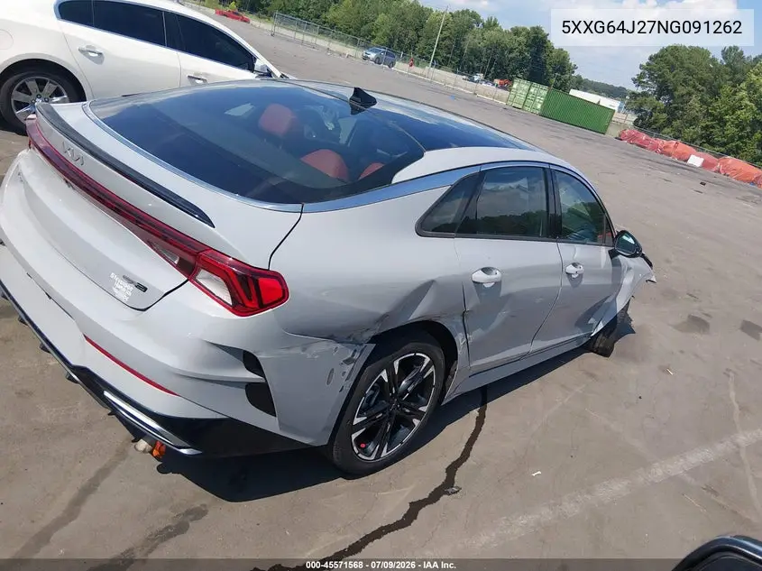 2022 Kia K5 Gt-Line VIN: 5XXG64J27NG091262 Lot: 45571568
