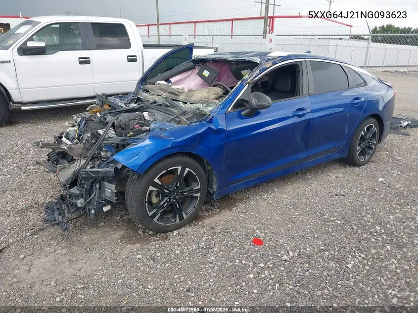 2022 Kia K5 Gt-Line VIN: 5XXG64J21NG093623 Lot: 45572960