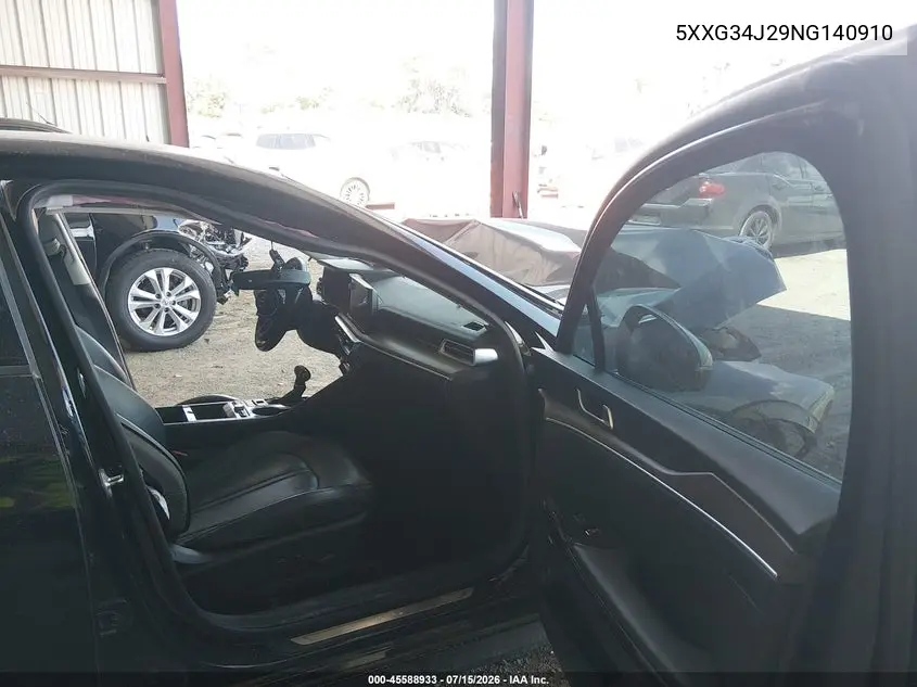 2022 Kia K5 Ex VIN: 5XXG34J29NG140910 Lot: 45588933