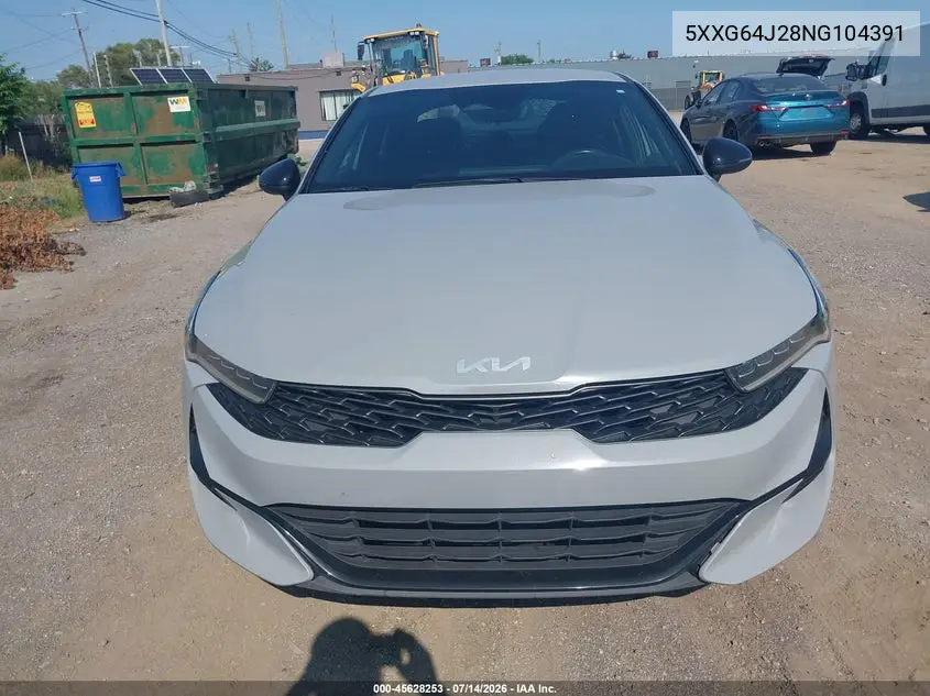 2022 Kia K5 Gt-Line VIN: 5XXG64J28NG104391 Lot: 45628253