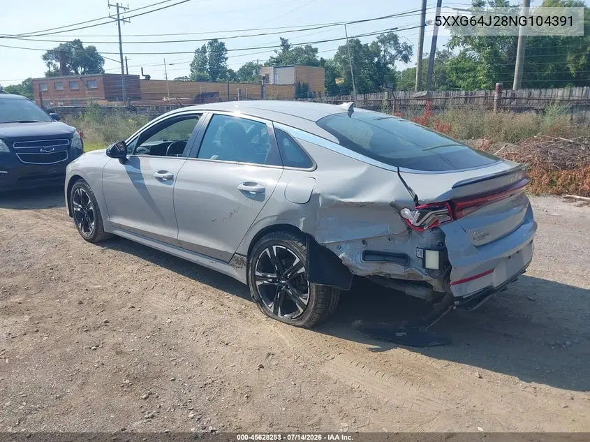 2022 Kia K5 Gt-Line VIN: 5XXG64J28NG104391 Lot: 45628253