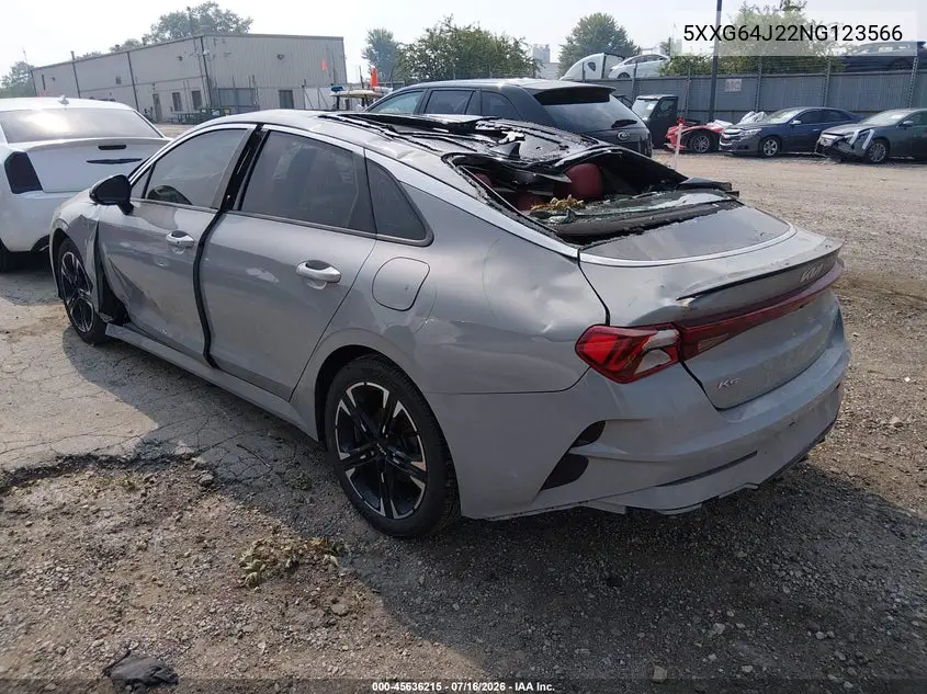 2022 Kia K5 Gt-Line VIN: 5XXG64J22NG123566 Lot: 45636215