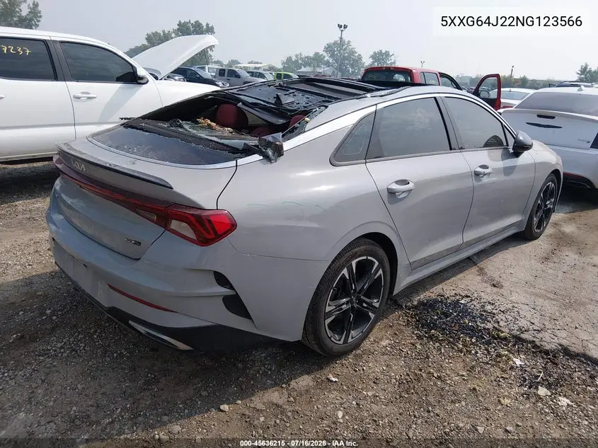 2022 Kia K5 Gt-Line VIN: 5XXG64J22NG123566 Lot: 45636215