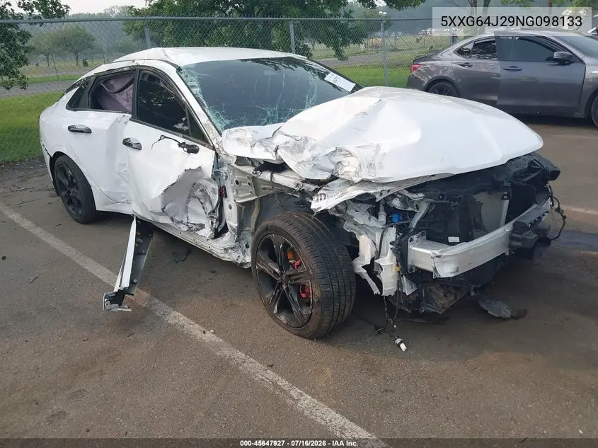 2022 Kia K5 Gt-Line VIN: 5XXG64J29NG098133 Lot: 45647927