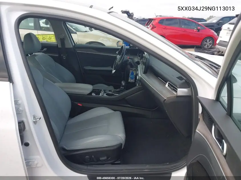 2022 Kia K5 Ex VIN: 5XXG34J29NG113013 Lot: 45658300