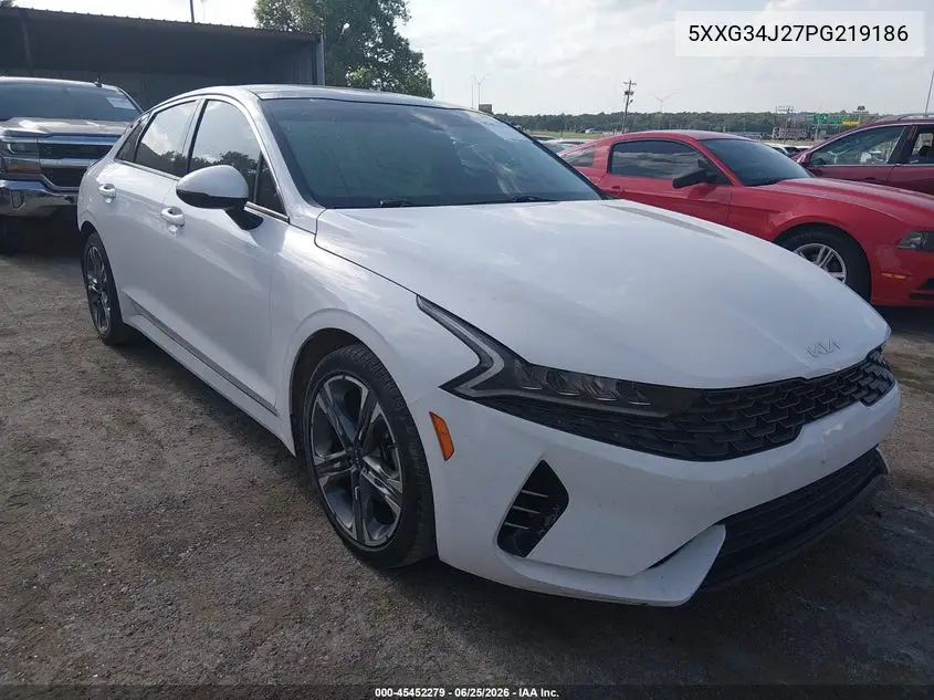 2023 Kia K5 Ex VIN: 5XXG34J27PG219186 Lot: 45452279