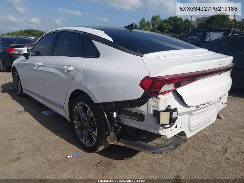 2023 Kia K5 Ex VIN: 5XXG34J27PG219186 Lot: 45452279