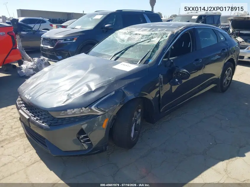 2023 Kia K5 Lxs VIN: 5XXG14J2XPG178915 Lot: 45651979