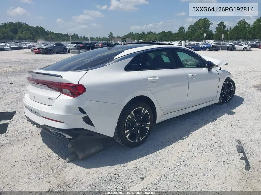 2023 Kia K5 Gt-Line VIN: 5XXG64J26PG192814 Lot: 45658958