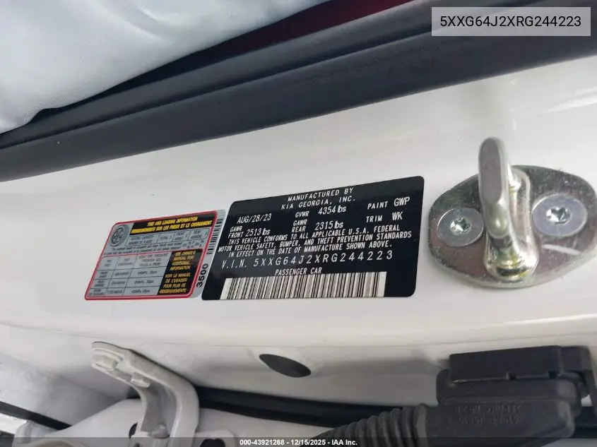 5XXG64J2XRG244223 2024 Kia K5 Gt-Line
