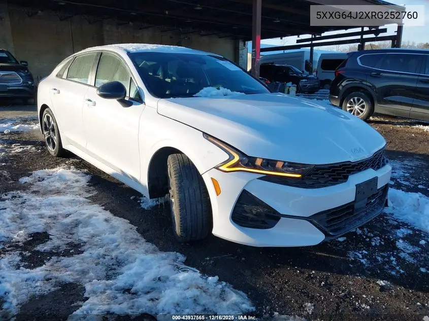 5XXG64J2XRG252760 2024 Kia K5 Gt-Line