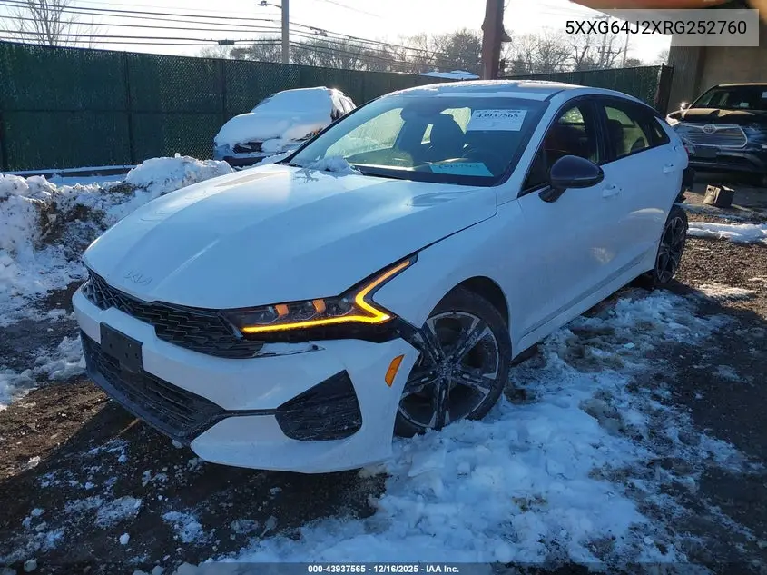 5XXG64J2XRG252760 2024 Kia K5 Gt-Line