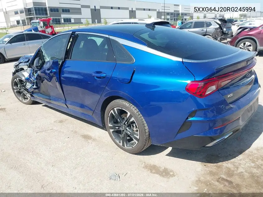 2024 Kia K5 Gt-Line VIN: 5XXG64J20RG245994 Lot: 45681392