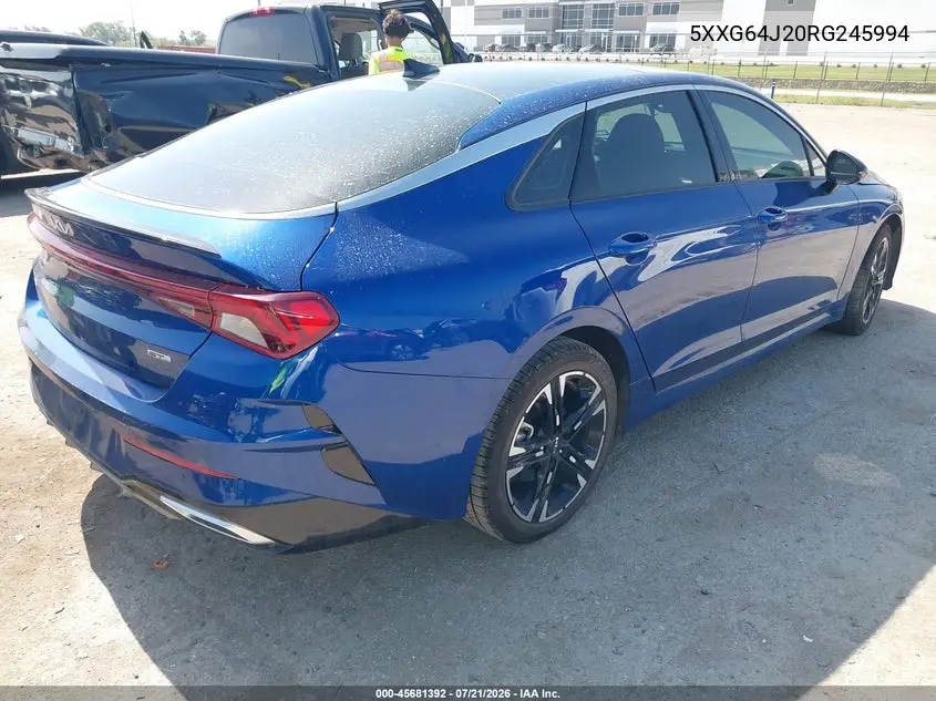 2024 Kia K5 Gt-Line VIN: 5XXG64J20RG245994 Lot: 45681392