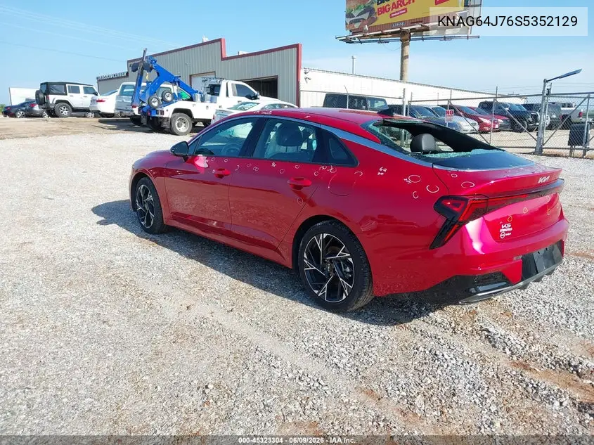 2025 Kia K5 Gt-Line VIN: KNAG64J76S5352129 Lot: 45323304