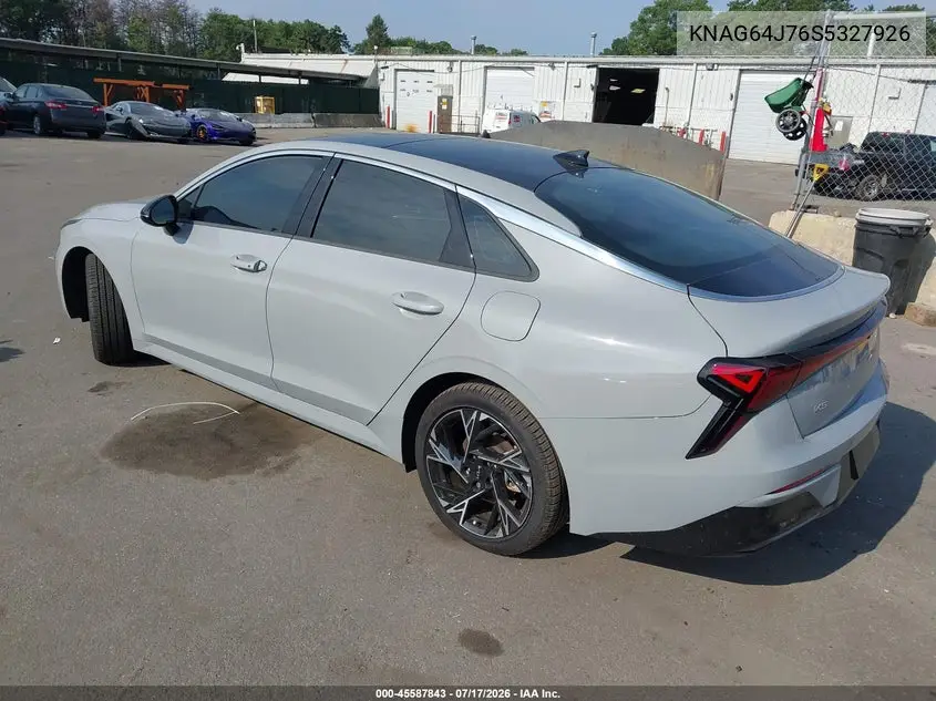 2025 Kia K5 Gt-Line VIN: KNAG64J76S5327926 Lot: 45587843