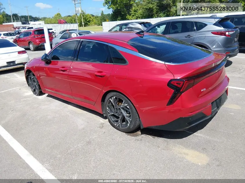 2025 Kia K5 Gt-Line VIN: KNAG64J75S5283000 Lot: 45603068
