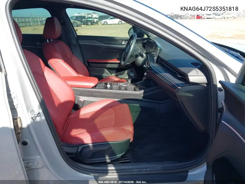 2025 Kia K5 Gt-Line VIN: KNAG64J72S5351818 Lot: 45614616