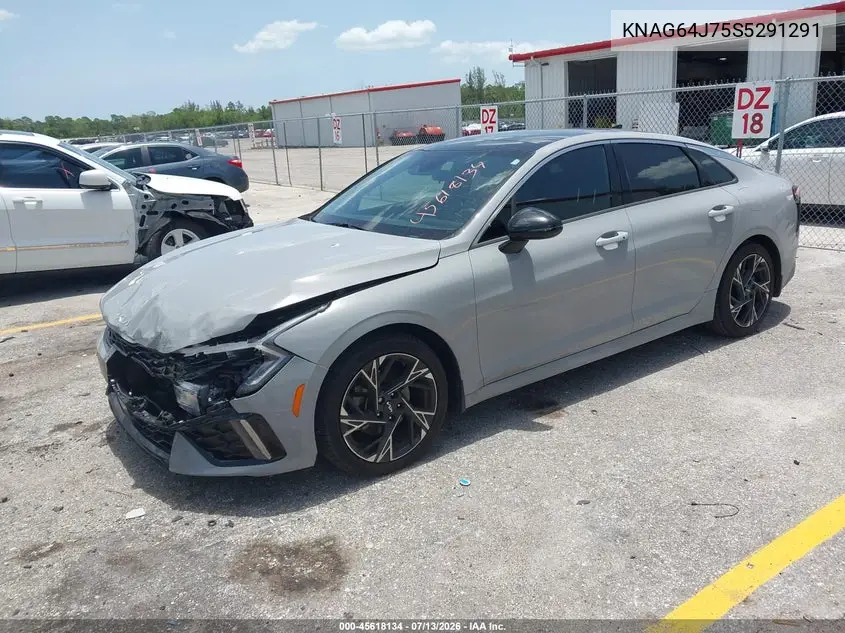 2025 Kia K5 Gt-Line VIN: KNAG64J75S5291291 Lot: 45618134