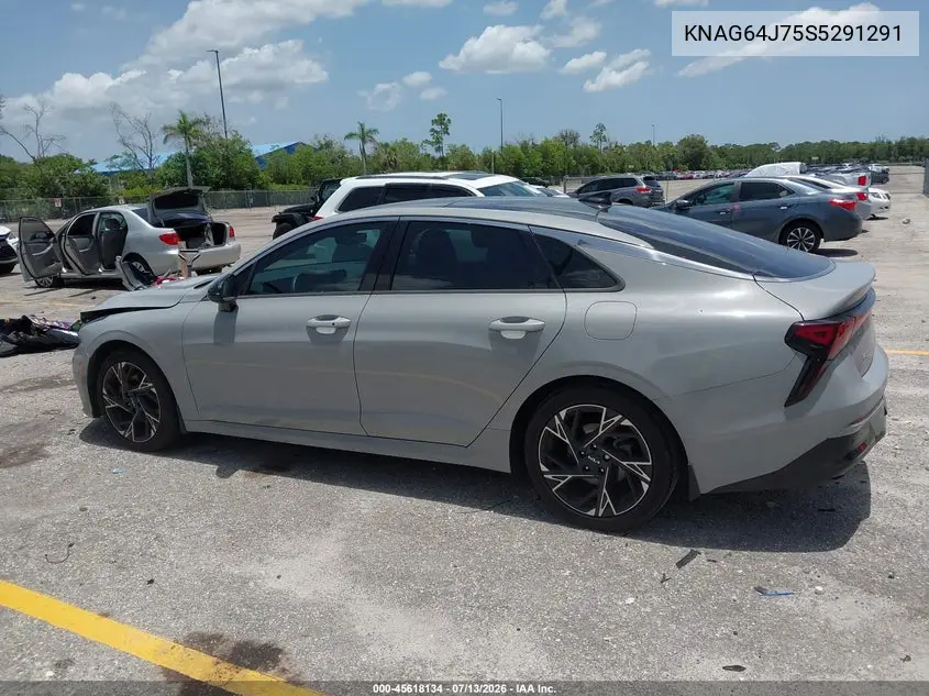 2025 Kia K5 Gt-Line VIN: KNAG64J75S5291291 Lot: 45618134