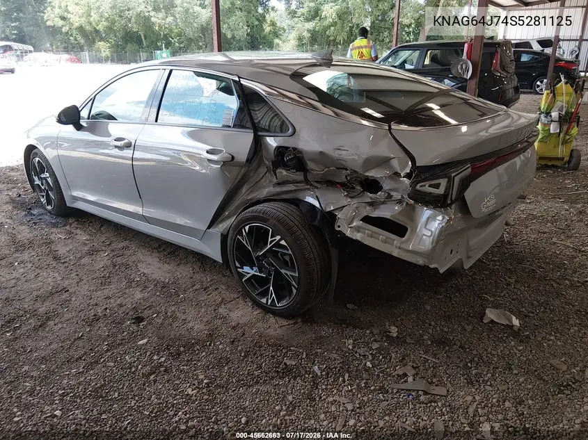 2025 Kia K5 Gt-Line VIN: KNAG64J74S5281125 Lot: 45662663