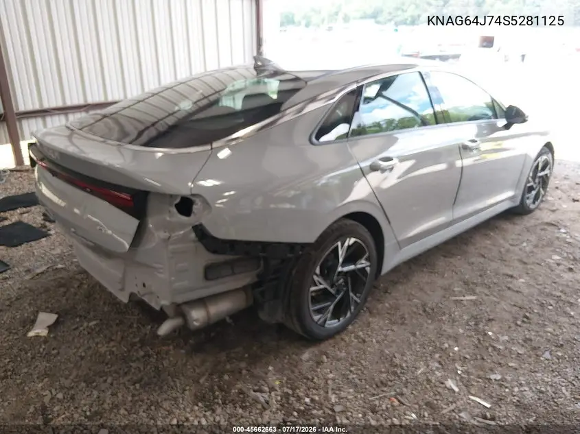 2025 Kia K5 Gt-Line VIN: KNAG64J74S5281125 Lot: 45662663