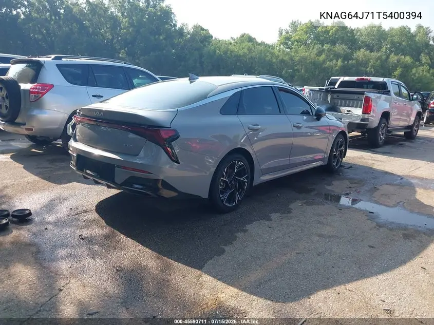 2026 Kia K5 Gt-Line Fwd VIN: KNAG64J71T5400394 Lot: 45593711