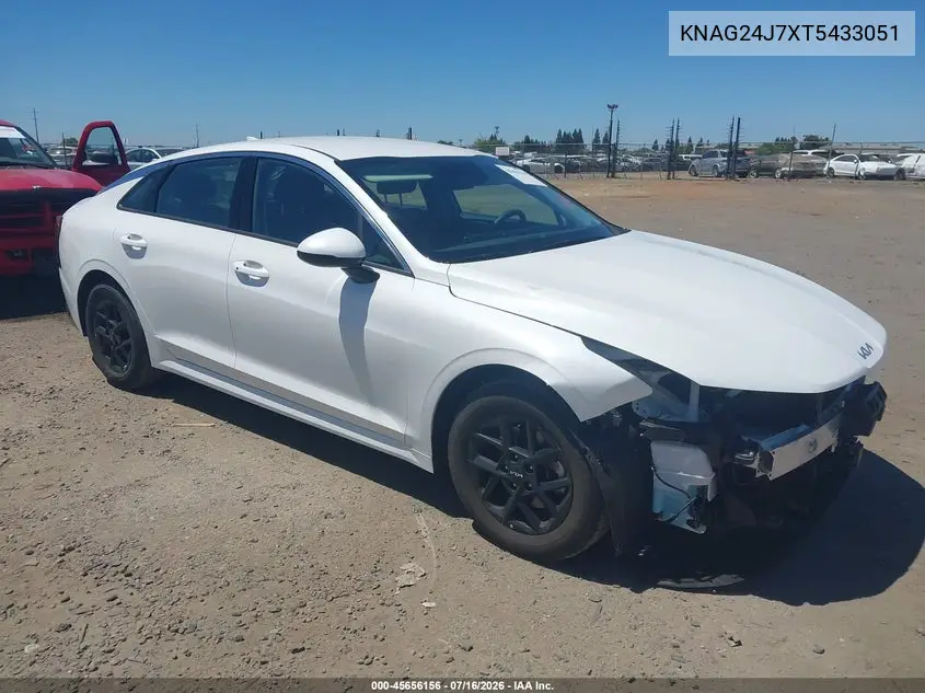 2026 Kia K5 Lxs Fwd VIN: KNAG24J7XT5433051 Lot: 45656156