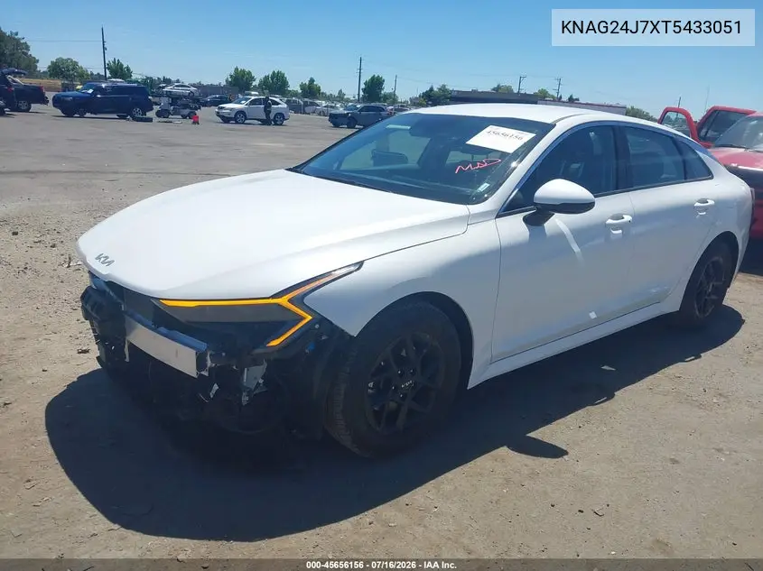 2026 Kia K5 Lxs Fwd VIN: KNAG24J7XT5433051 Lot: 45656156