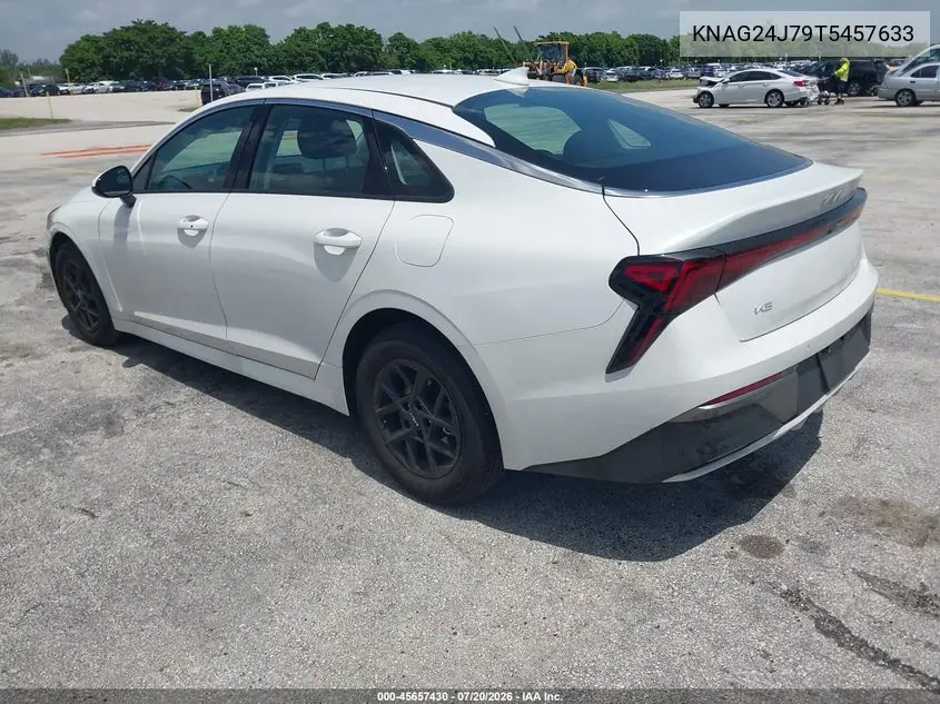 2026 Kia K5 Lxs Fwd VIN: KNAG24J79T5457633 Lot: 45657430