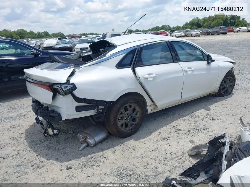2026 Kia K5 Lxs Fwd VIN: KNAG24J71T5480212 Lot: 45663580