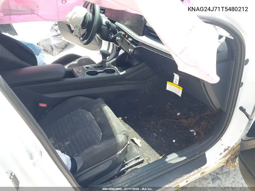 2026 Kia K5 Lxs Fwd VIN: KNAG24J71T5480212 Lot: 45663580