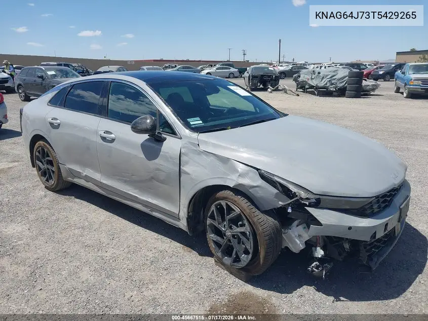 2026 Kia K5 Gt-Line Fwd VIN: KNAG64J73T5429265 Lot: 45667515