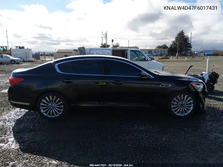 2015 Kia K900 Luxury VIN: KNALW4D47F6017431 Lot: 44417921