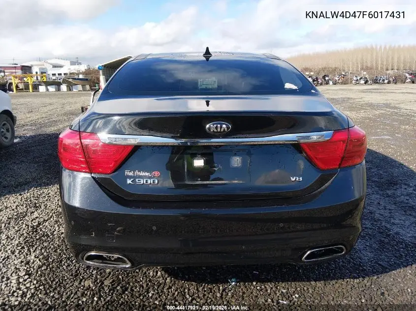2015 Kia K900 Luxury VIN: KNALW4D47F6017431 Lot: 44417921
