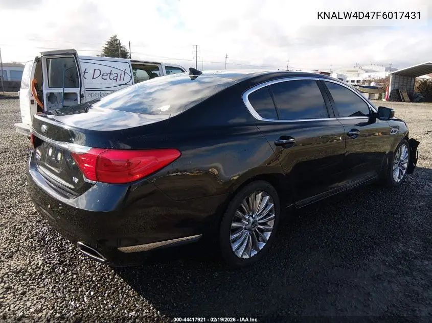 2015 Kia K900 Luxury VIN: KNALW4D47F6017431 Lot: 44417921