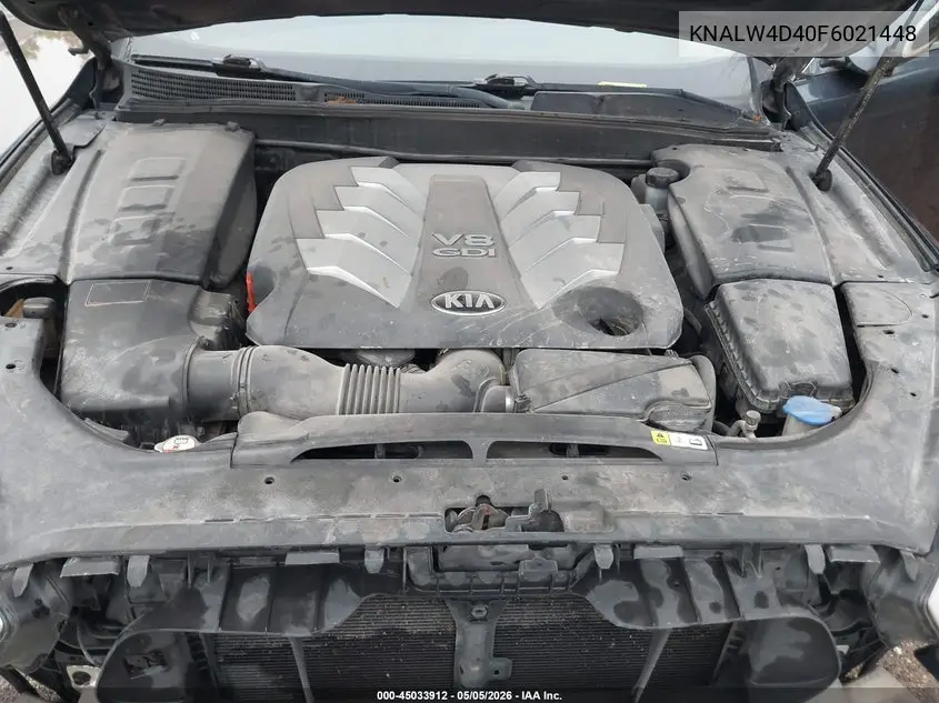2015 Kia K900 Luxury VIN: KNALW4D40F6021448 Lot: 45033912