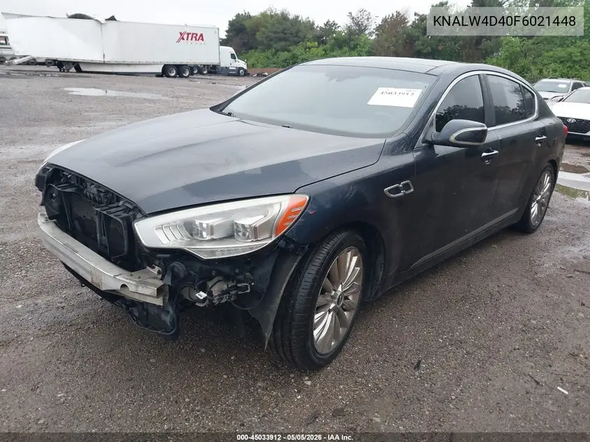 2015 Kia K900 Luxury VIN: KNALW4D40F6021448 Lot: 45033912