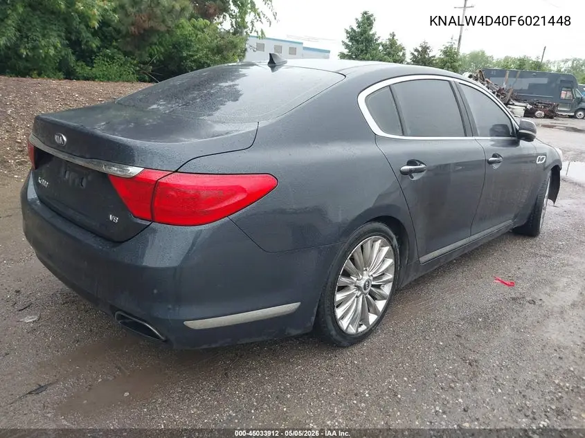 2015 Kia K900 Luxury VIN: KNALW4D40F6021448 Lot: 45033912