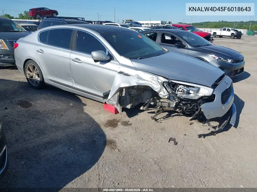 2015 Kia K900 Luxury VIN: KNALW4D45F6018643 Lot: 45073969
